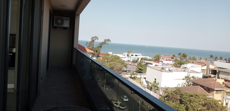 Temos disponível luxuoso apartamento T2 mobilado no centro da cidade de Maputo- condominio AURA com vista ao mar.